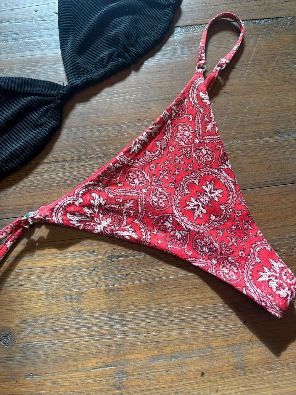 Frankie’s bikinis bandana print bikini set